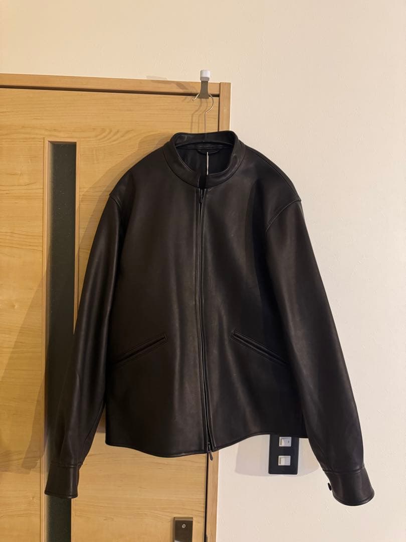 ジャケット・アウター blurhms Lamb Leather Zip Short Jacket