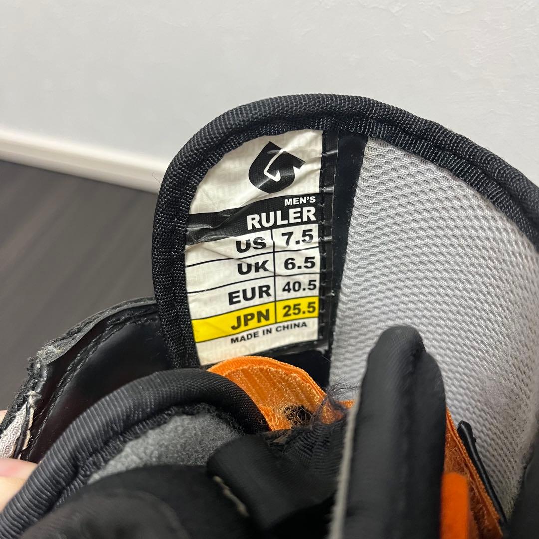 BURTON バートン RULER 25.5㎝ ブラック 黒