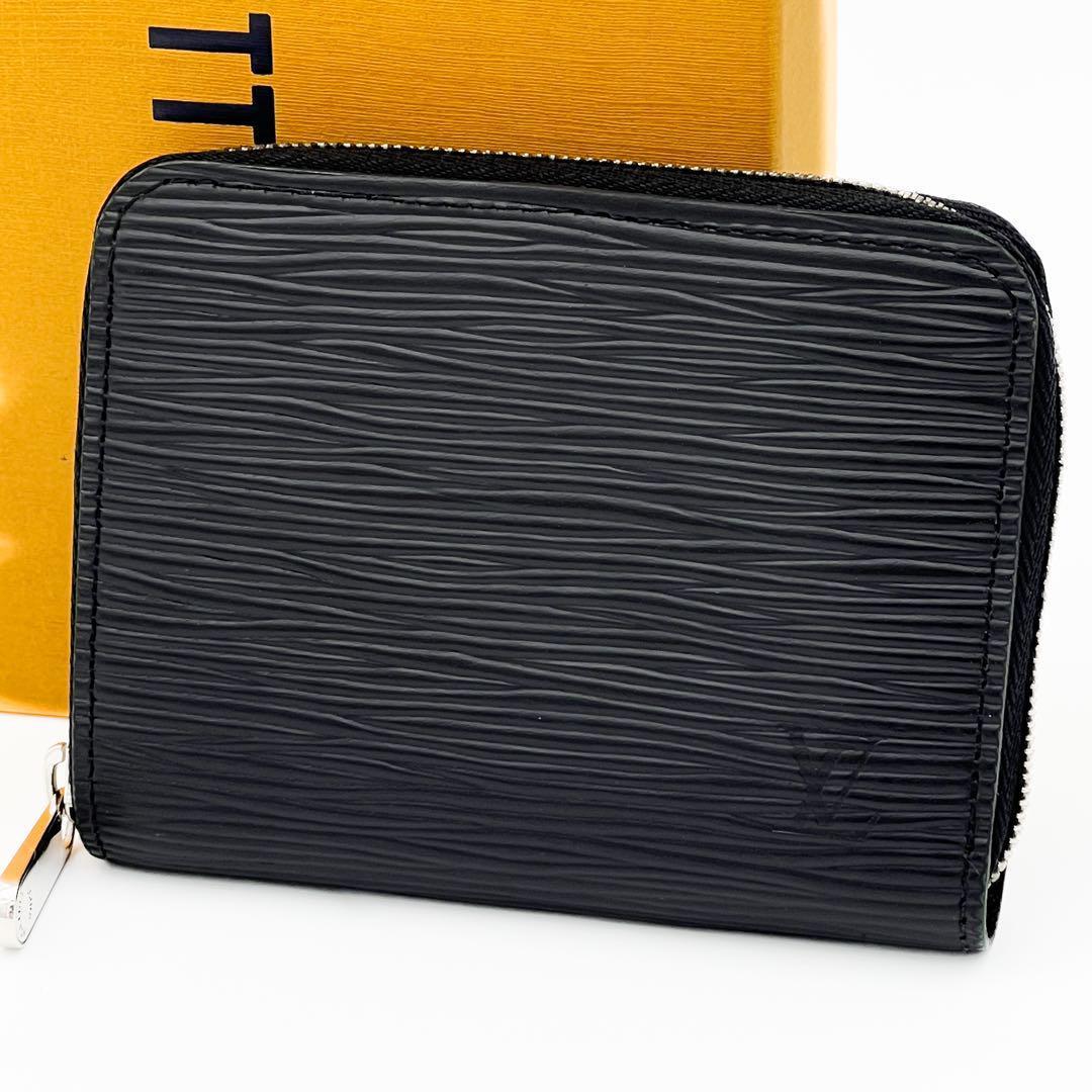 【使用わずか】ヴィトン エピ ジッピーパース ラウンド 財布 黒