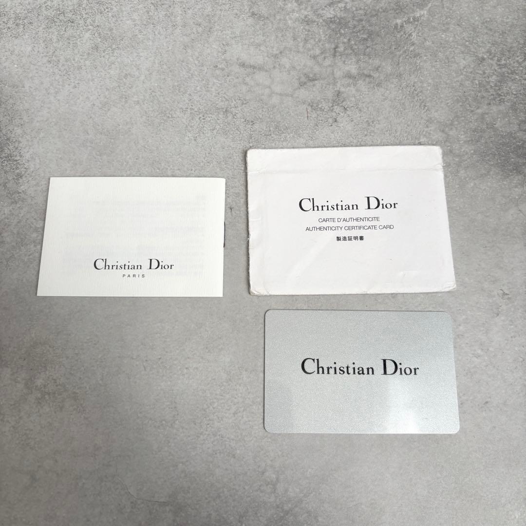 美品 Christian Dior カナージュ パナレア トートバッグ エナメル