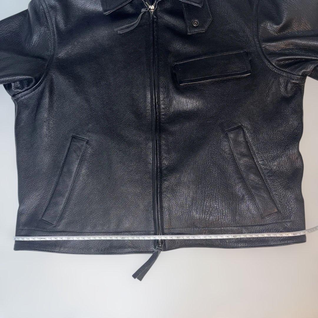 CCU レザーブルゾン CONZ別注 サイズ0