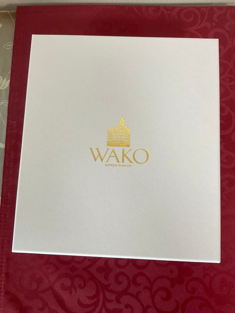 WAKO オーバル型置時計 ゴールド