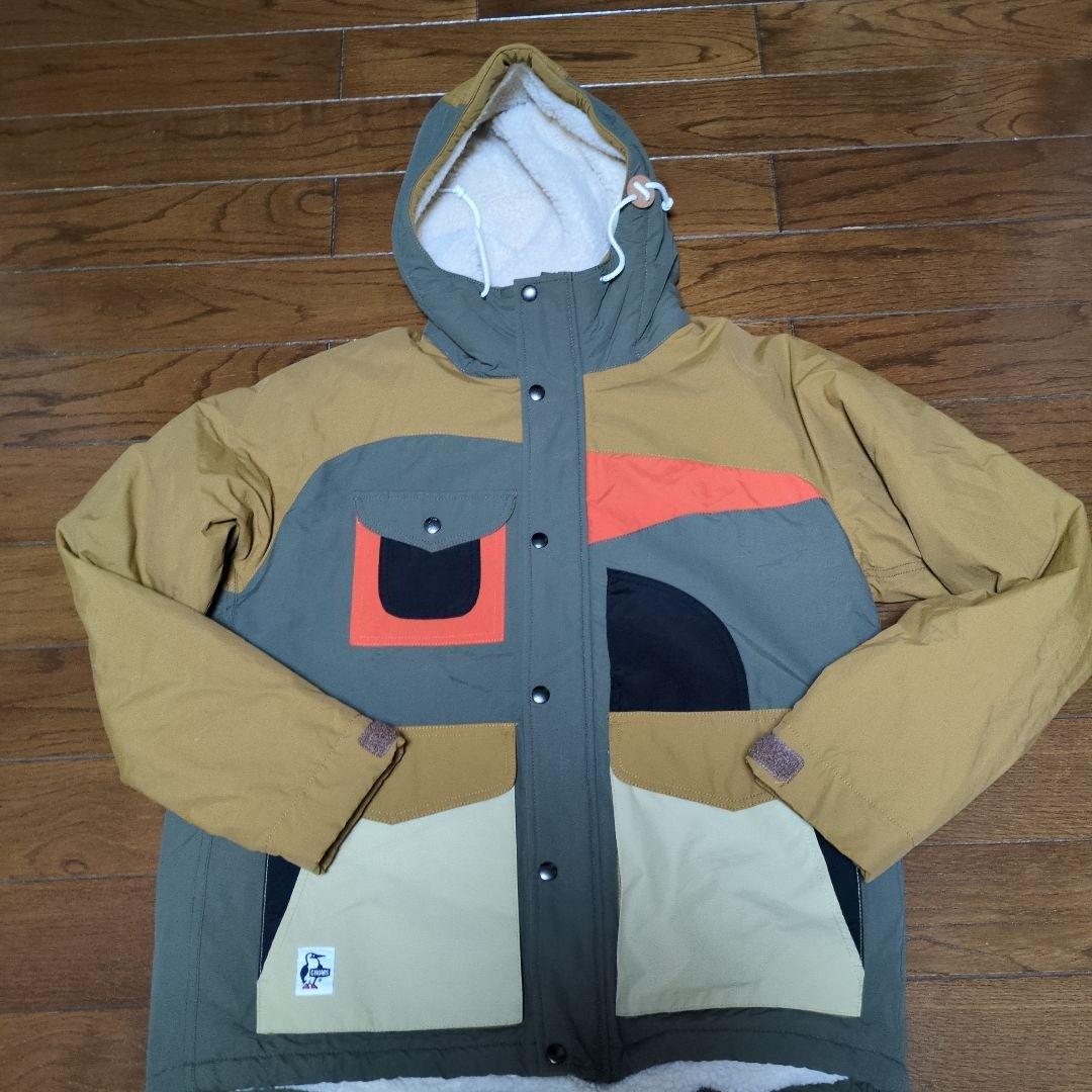 【限定】チャムス　キャンピングボアパーカー　Ｍ　マルチカラー