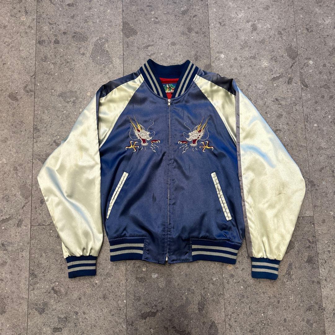 や*だ様 〔極上刺繍〕刺繍スカジャン 日本製 HOSHIHIME 日焼け有