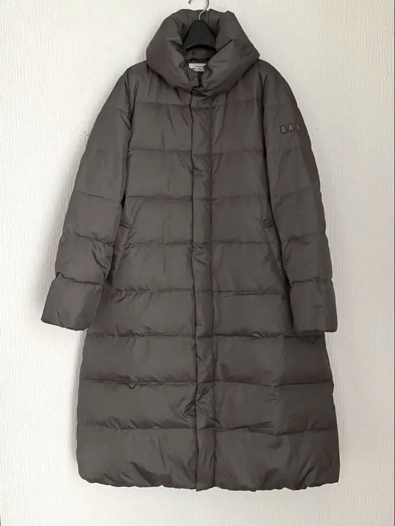 【ドラッグストアーズ】美品 ライト ダウン ロングコート オリーブ M