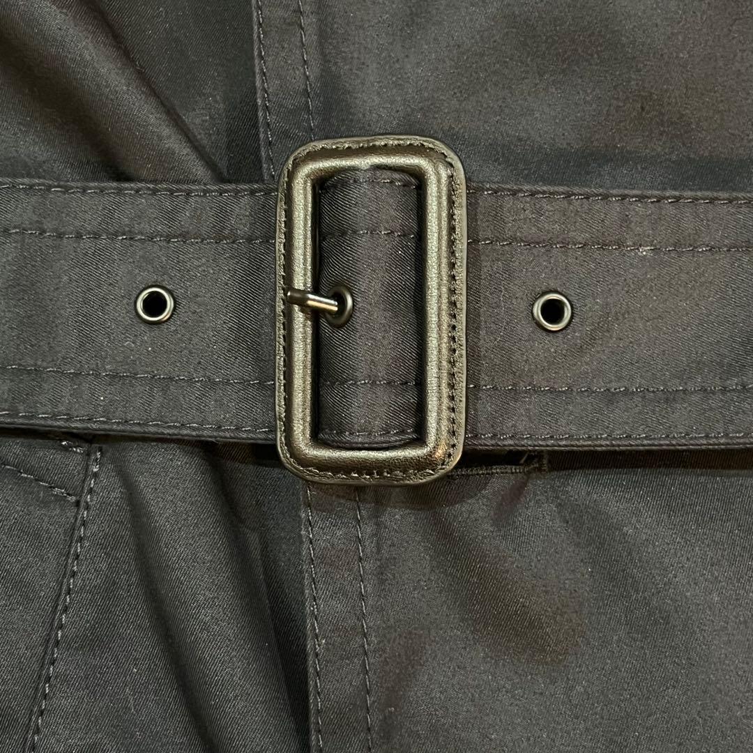 美品✨COACH ネイビー トレンチコート Mサイズ 上品シルエット