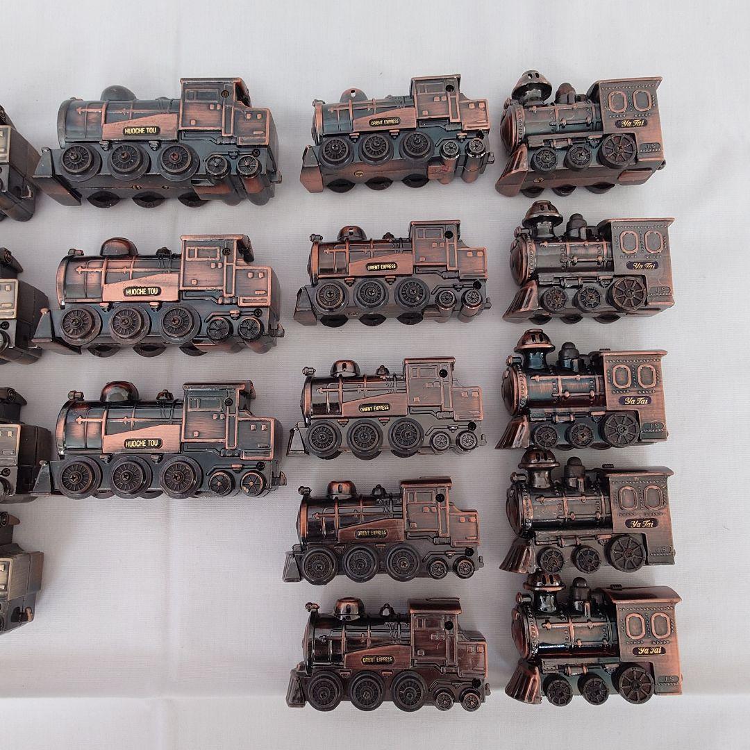 ヴィンテージライター 25個セット　卓上機関車 蒸気機関車 鉄道