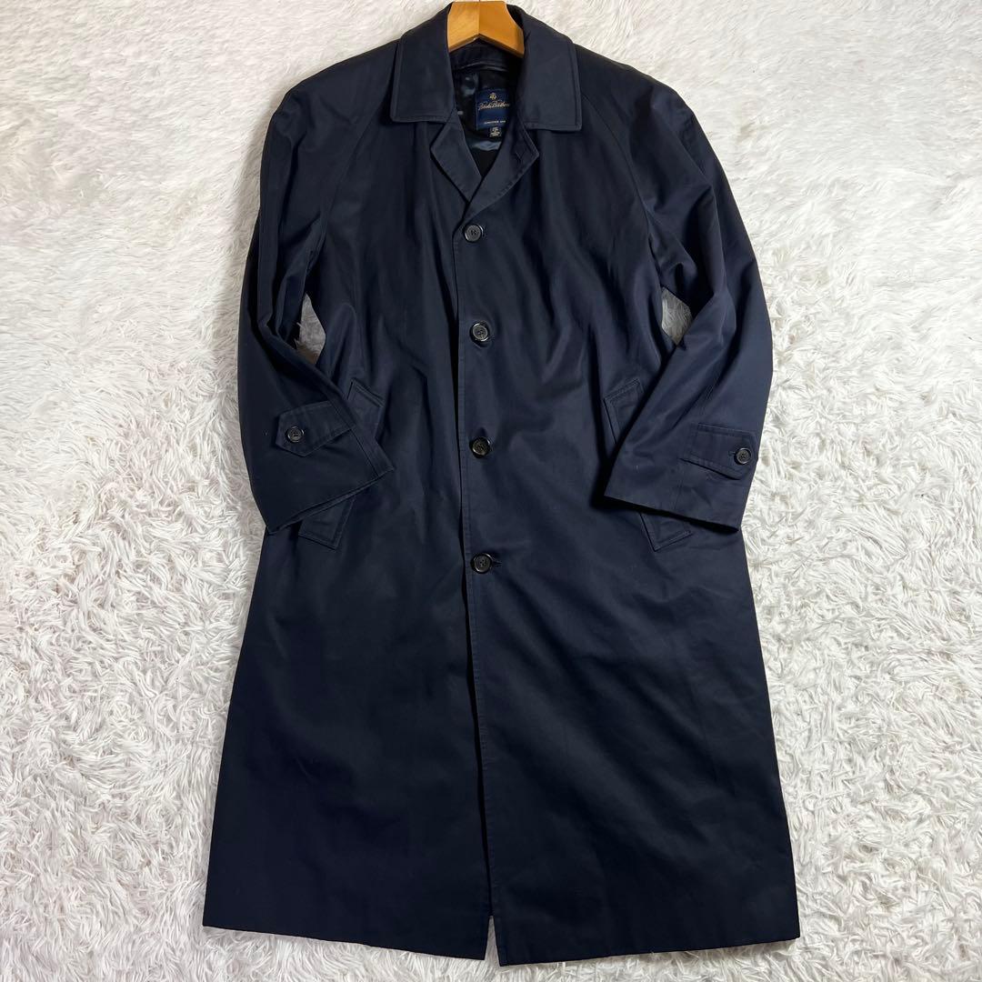 美品 大きいサイズ 2way ブルックスブラザーズ バルマカーンコート 42 紺