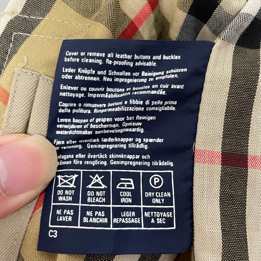 Burberrys トレンチコート ライナー ノバチェック 2WAY BV57