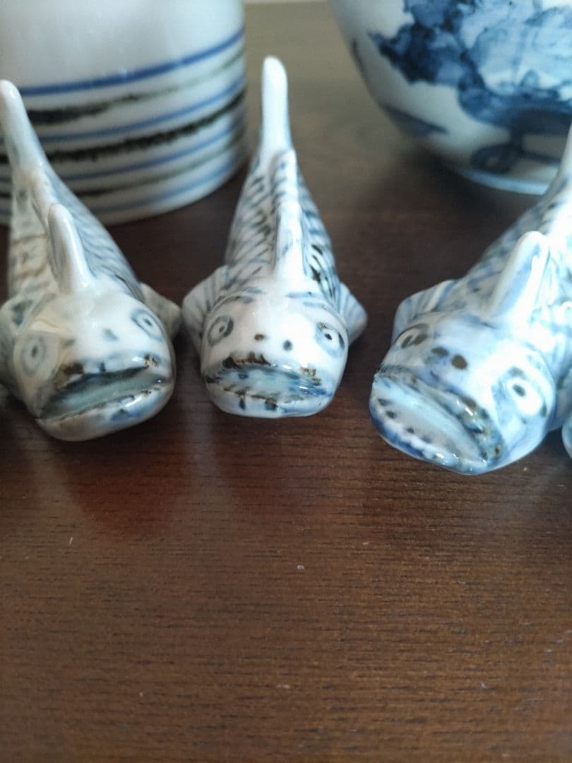 小泉淳作　箸置き　飯碗　水差し