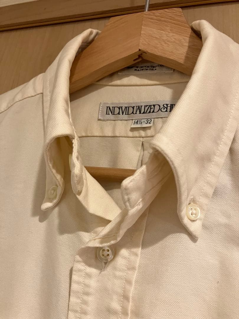 【名品】インディヴィジュアライズド　ボタンダウン　シャツ　MADE IN USA