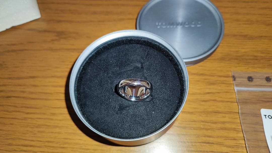 【極美品】TOM WOOD Kay Ring Satin 58サイズ