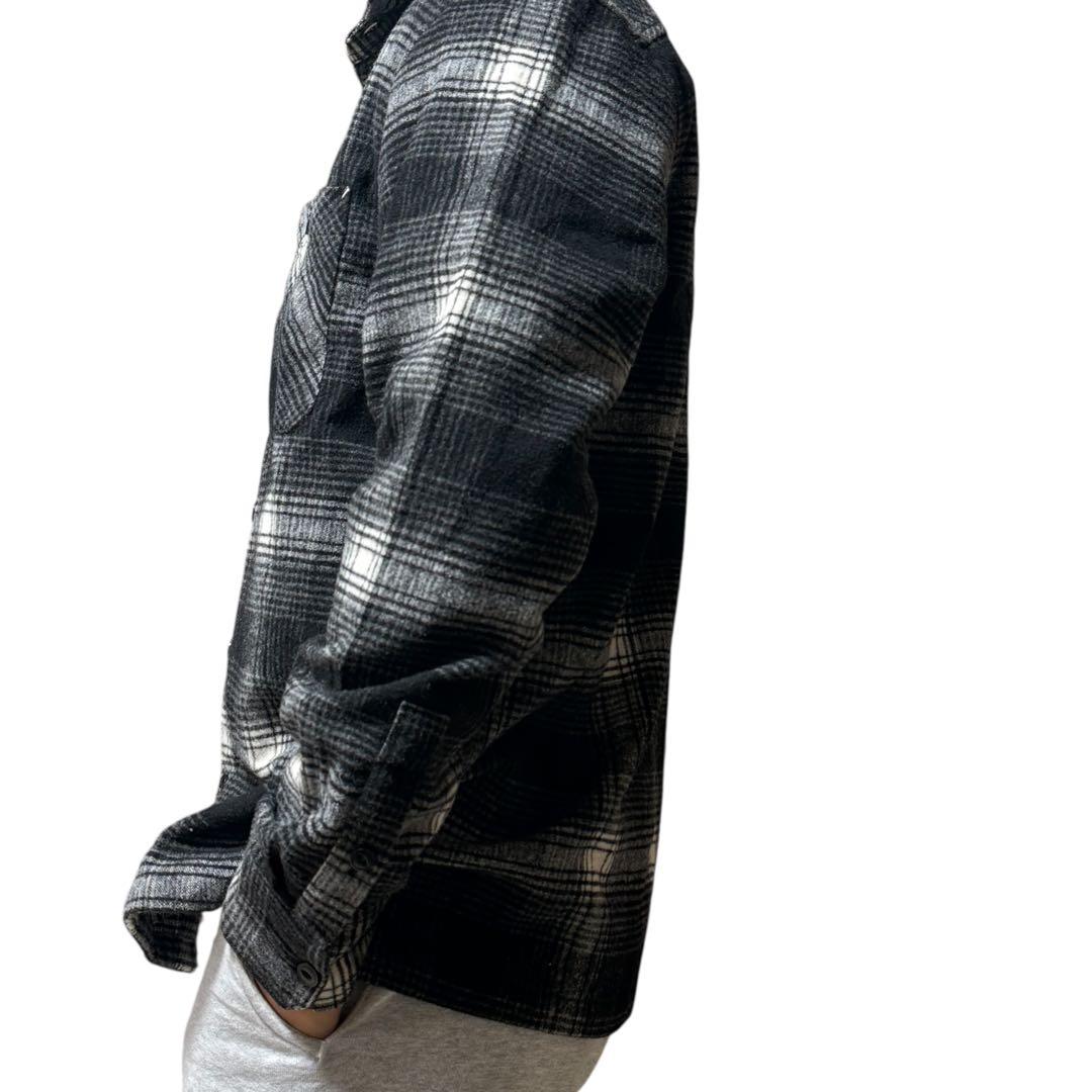 プ*ガ様 Carhartt WIP L/S NIGEL SHIRT ブラック オ