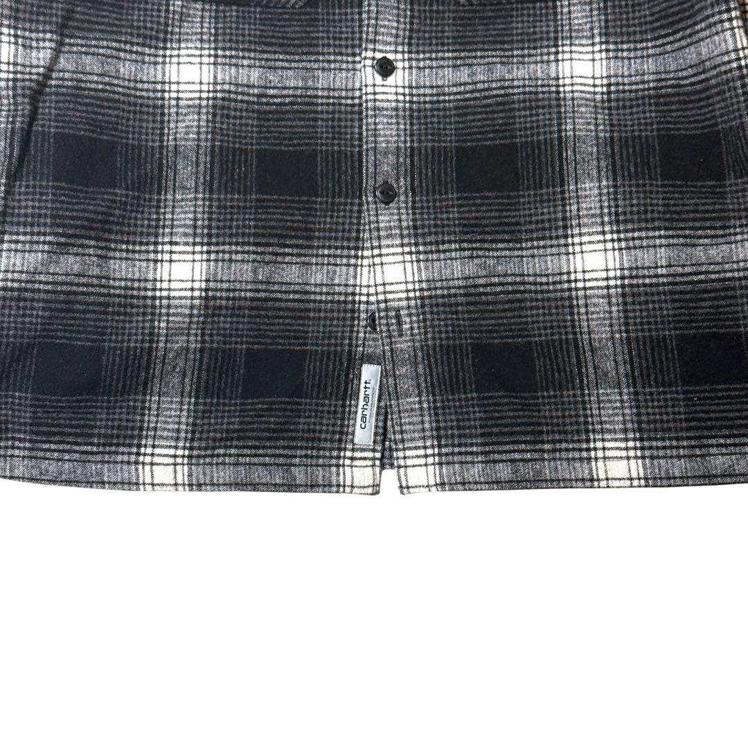プ*ガ様 Carhartt WIP L/S NIGEL SHIRT ブラック オ