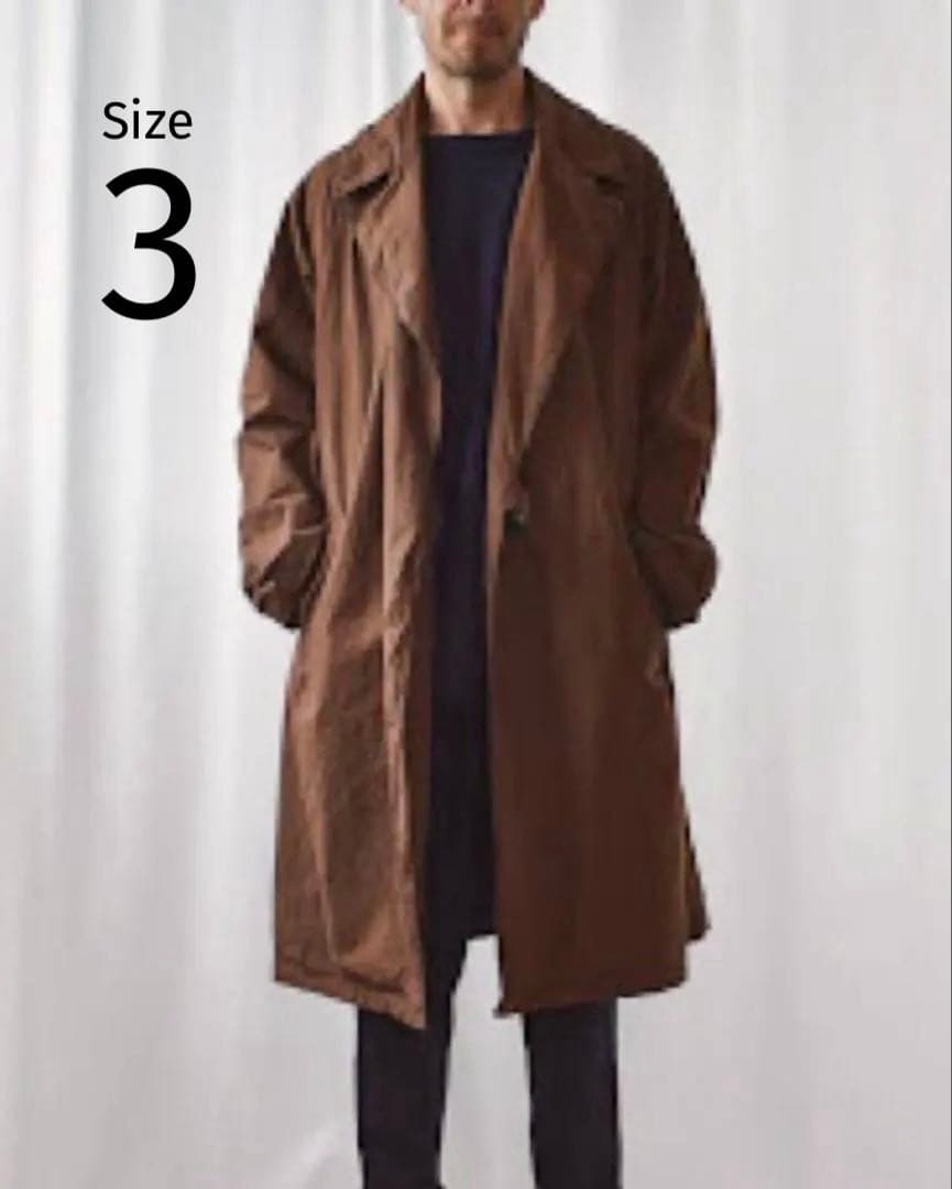 16ss COMOLI コモリ タイロッケンコート サイズ3（L）