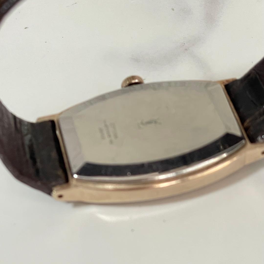 稼動品　YSL イヴサンローラン　トノー型　手巻き　ヴィンテージ　腕時計
