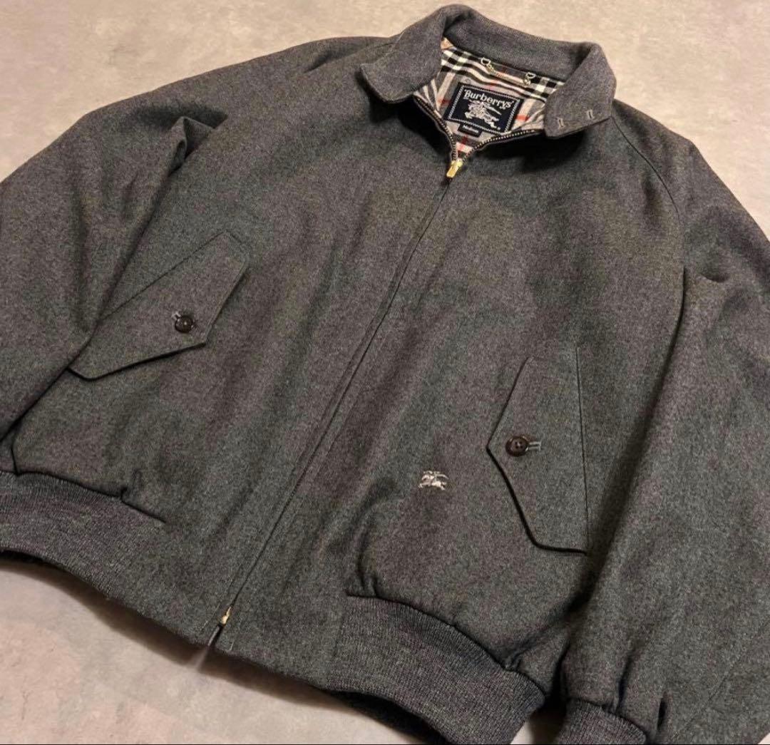 ジャケット・アウター BURBERRYS wool Harrington Jacket