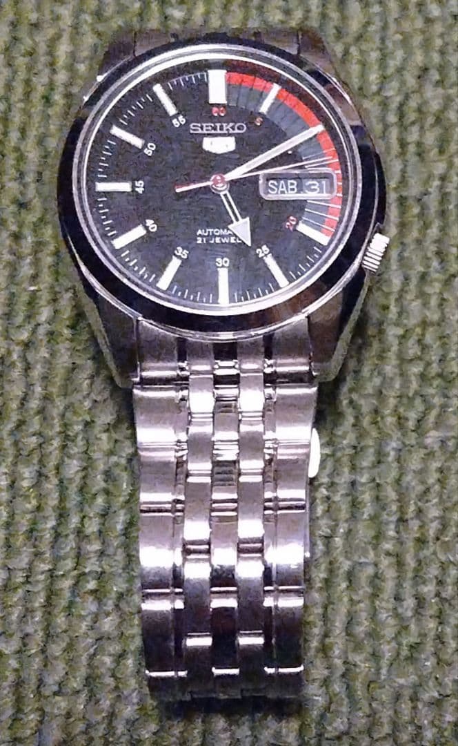 ア*イ様 SEIKO セイコー5 　自動巻腕時計 　SNK375K1