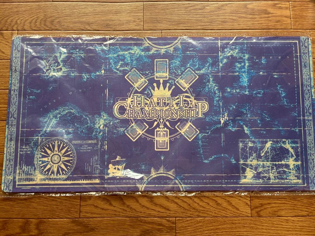 ［新品未使用］はっちCS プレイマット 上位賞 紺海図