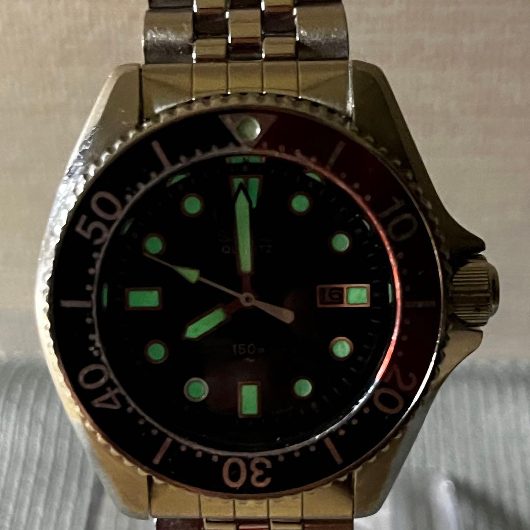 最終値下SEIKO2625-001B セイコー レトロ 貴重 ダイバーズ ペプシ