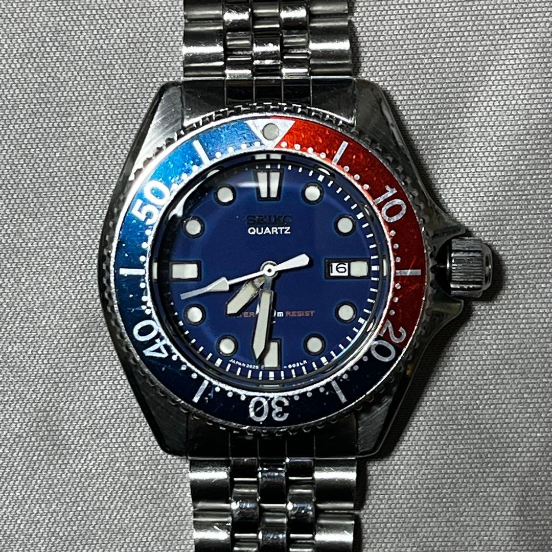 最終値下SEIKO2625-001B セイコー レトロ 貴重 ダイバーズ ペプシ