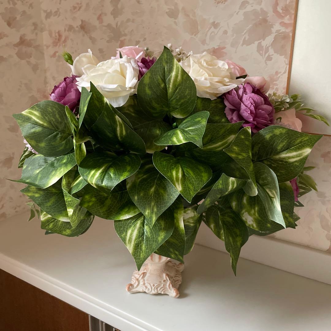 フラワーアレンジメント　造花