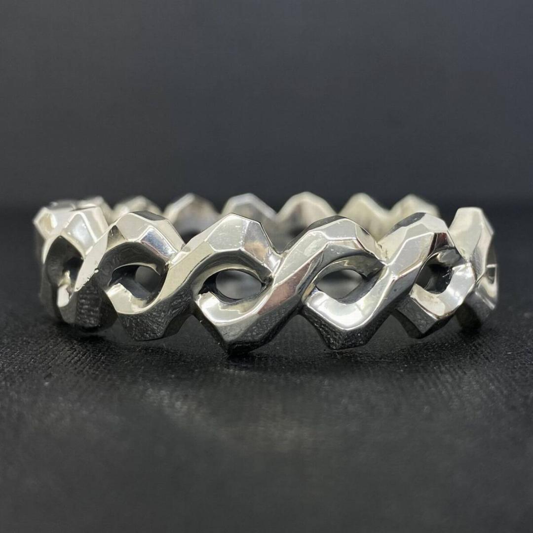 美品 GARNI Hermes Bangle シルバー 925 エルメスバングル