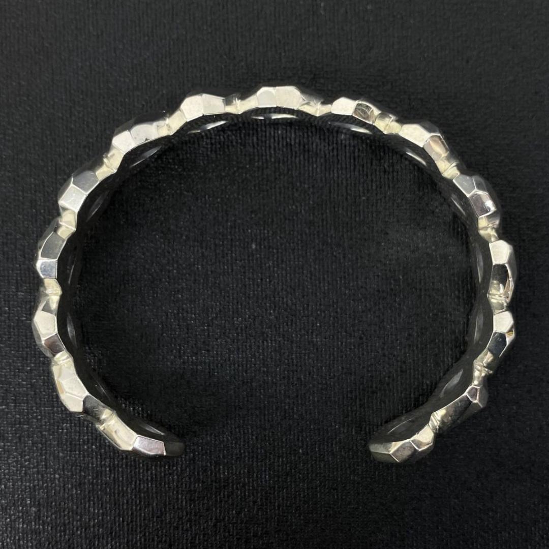 美品 GARNI Hermes Bangle シルバー 925 エルメスバングル