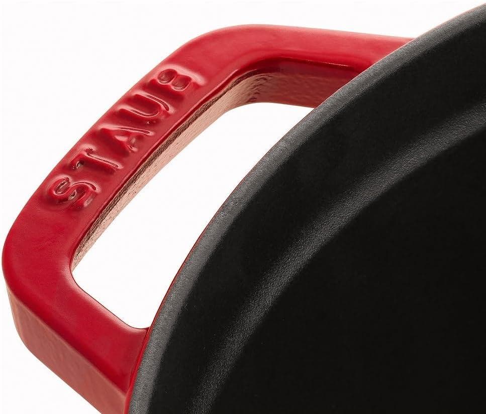 【新品】STAUB 赤 両手ホーロー鍋 直径280mm IH対応 国内正規品