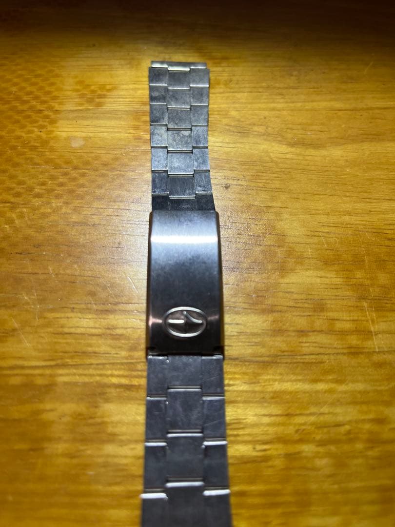 時計バンド　ステンレススチール製ブレスレット1970年代　ヴィンテージウォッチ