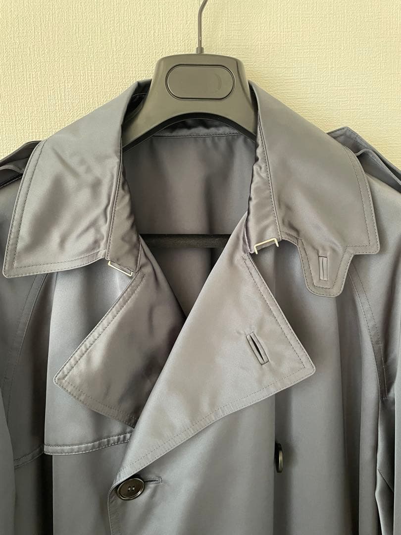 Christian Dior｜トレンチコート｜ダークグレー／ネイビー系｜極美品
