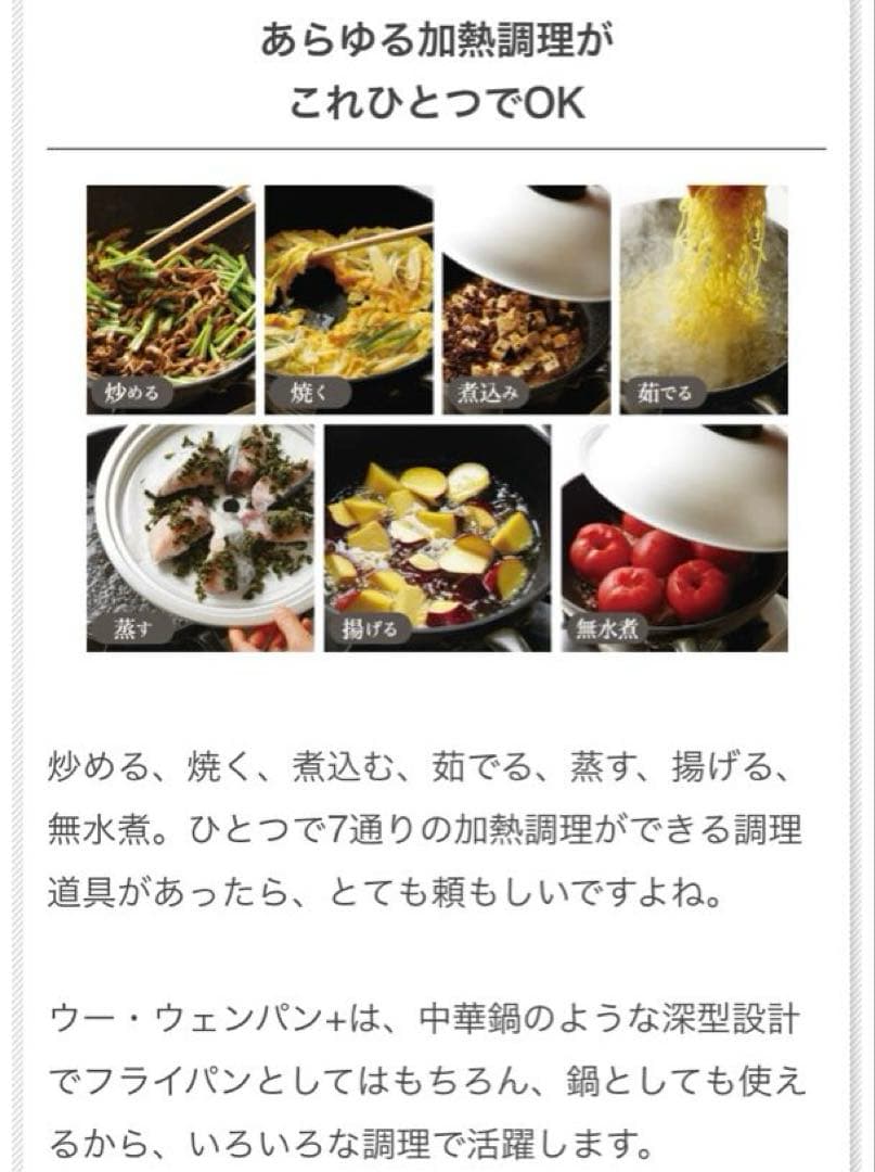 【未使用品】ウーウェンパン 24cm !