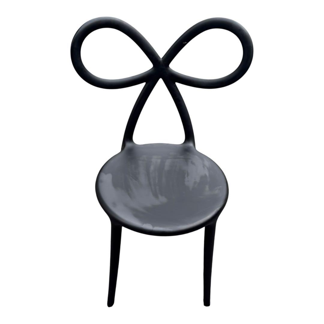 Qeeboo リボンチェア RIBBON CHAIR ブラック