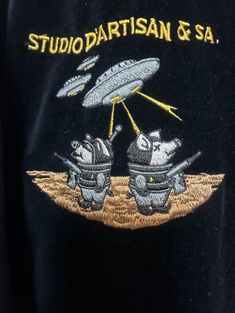 美品 ステュディオ・ダルチザン STUDIO D´ARTISAN ゴジラ別珍42