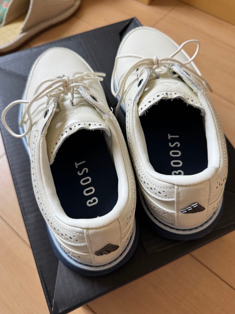 アディダス　ゴルフシューズ　mc80　23.5　スニーカー　白