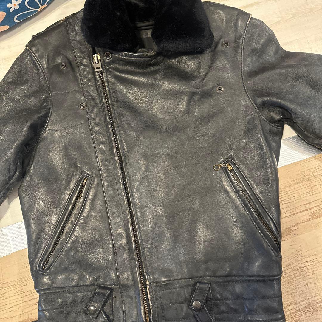 vanson バンソン　メンズ　ビンテージ　レザーライダースジャケット