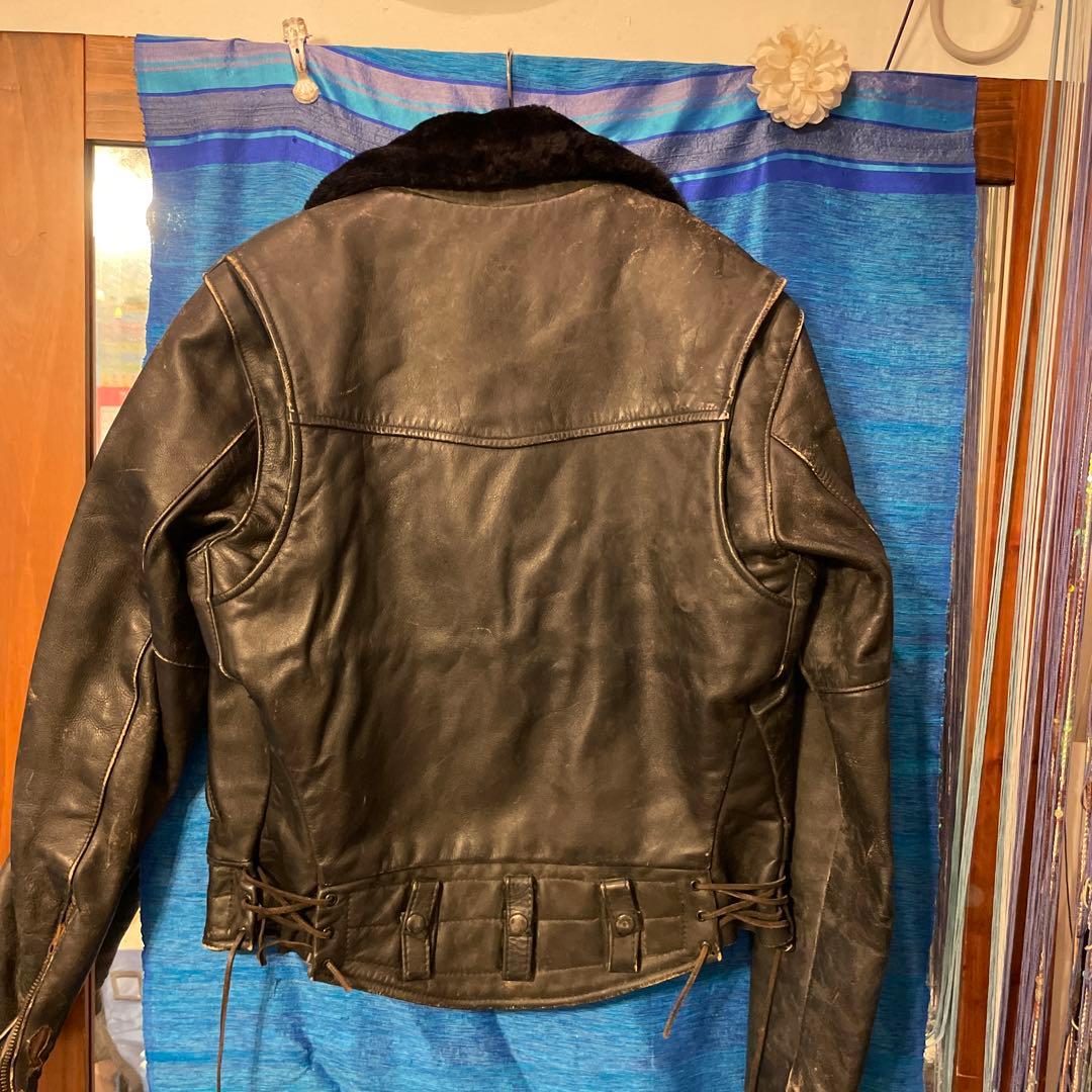 vanson バンソン　メンズ　ビンテージ　レザーライダースジャケット