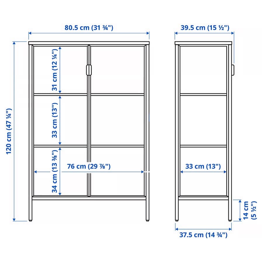 [発送可] IKEA RUDSTA ルードスタ ショーケース