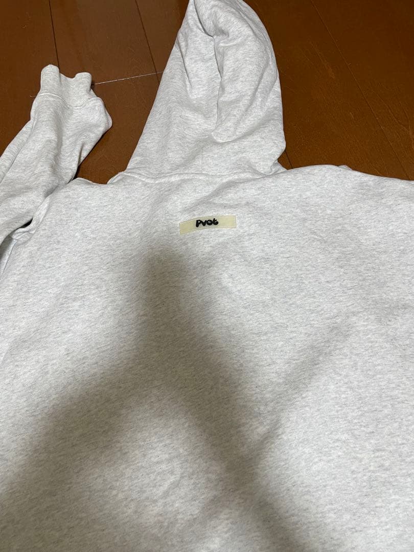 PVOT スウェットパーカー上下セットアップ　グレー