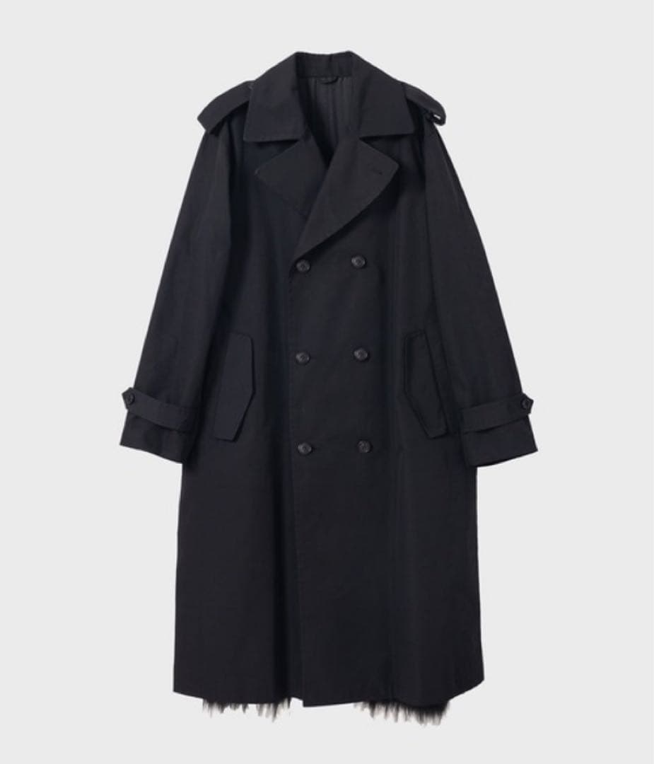 【TOGA】Trench coat with fur size48