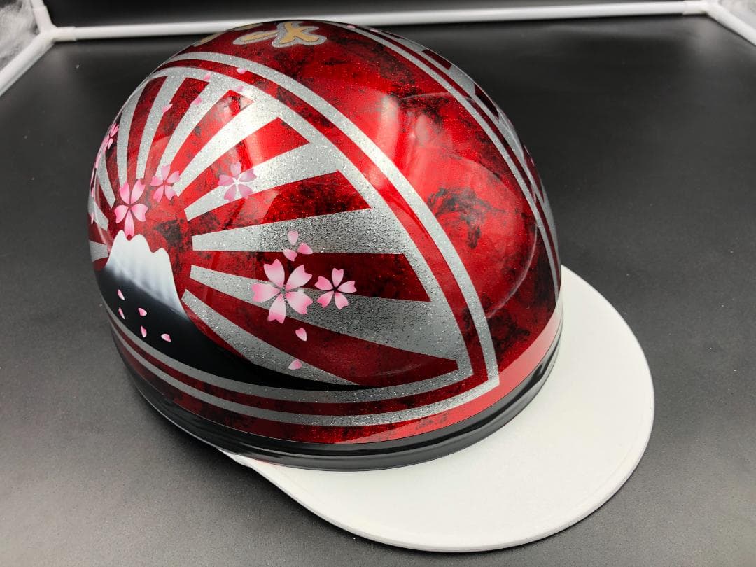 コルク半　カスタム　富士日章　マジック　レッドラップ　ラメ　桜　高級クリヤ