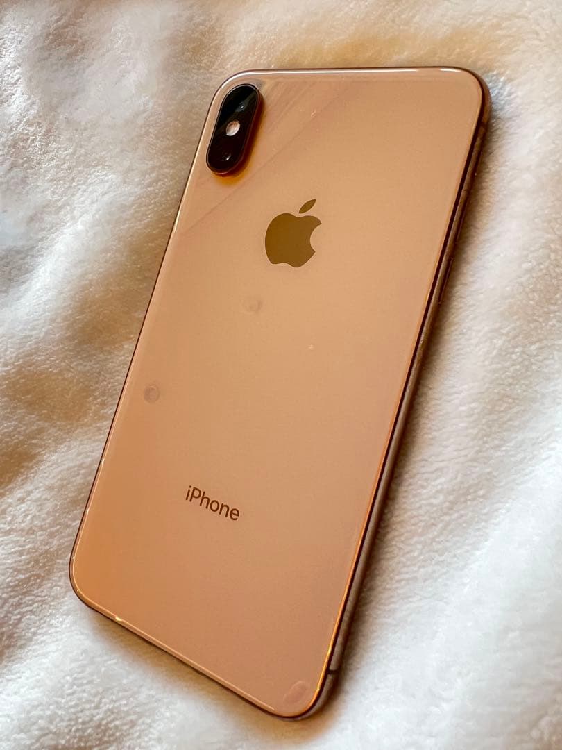iPhoneXs☆256Gローズゴールド80%iOS最新美品修理履歴無し
