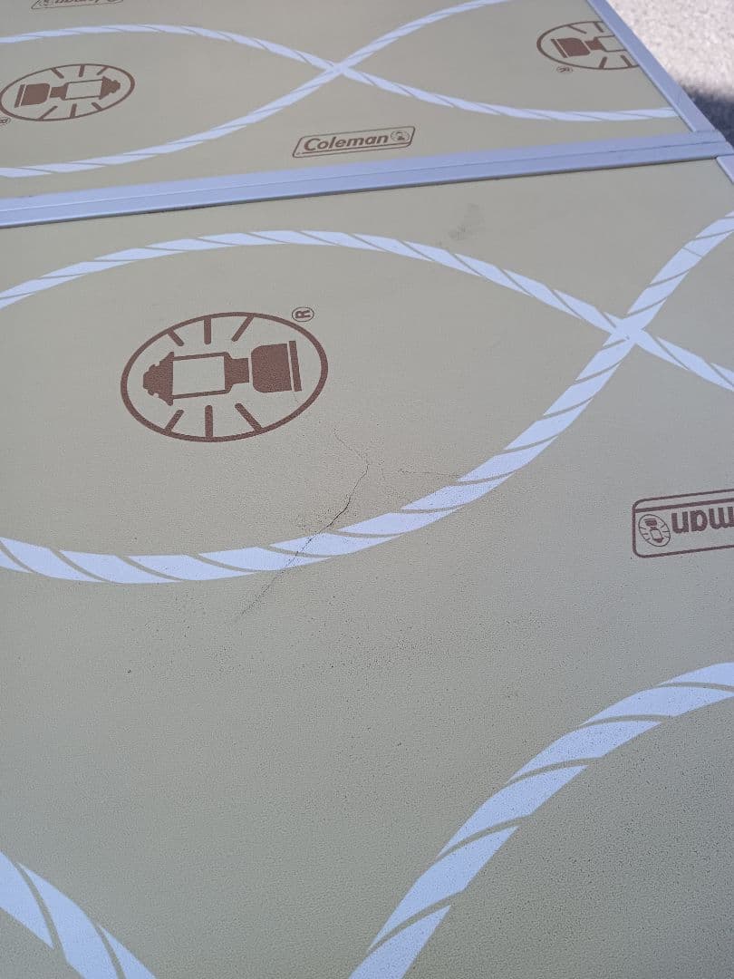 【Coleman】スリム四折テーブル 収納ケース付