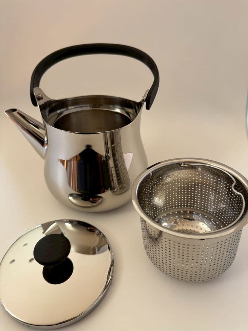 【箱なし特価・新品未使用】ALESSI 深澤直人CHAティーポット やかんケトル