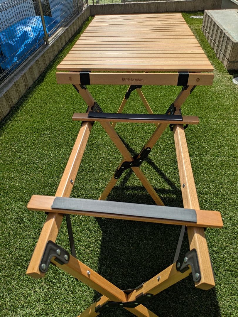 Hilander(ハイランダー) ウッドキッチンテーブル2 キャンプテーブル