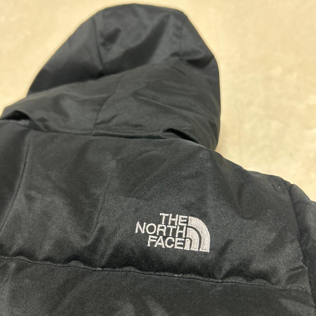 90 ノースフェイス ダウン キッズ 120 ブラック ロングコート ジャケット