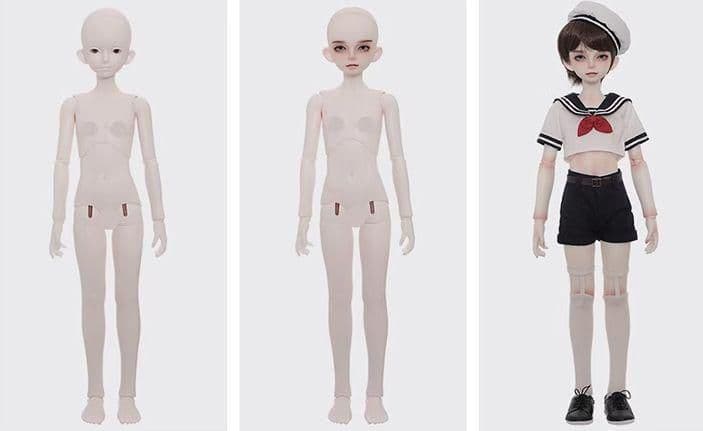 AX5 BJD 1/4 ドール本体 Senlwin　球体関節人形 ハンドメイド