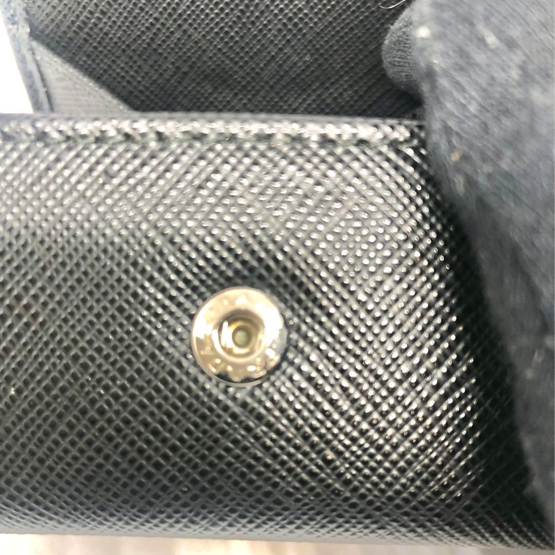PRADA プラダ サフィアーノ ケース 黒 ブラック 財布