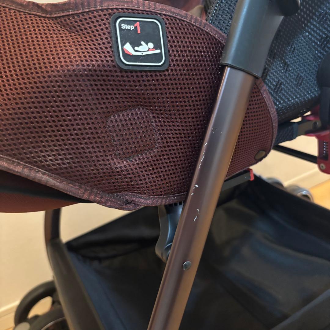 【美品】アップリカ　オプティアプレミアム　ベビーカー 両対面式　AB型