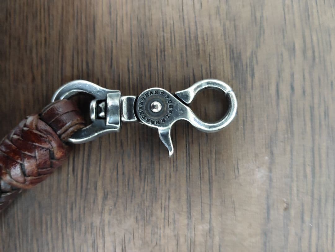 FUNNY　バーガンディ　長財布 ライダースウォレット　ウォレットロープセット